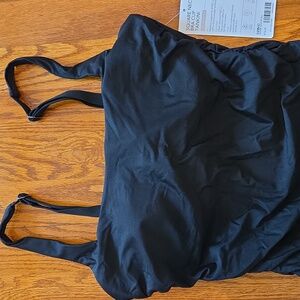 Athleta Women's Black Square Neck Tankini Swimwear